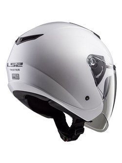 Open face helmet LS2 OF573 Twister II Solid white