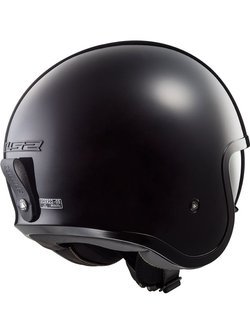 Open face helmet LS2 OF599 Spitfire Solid black