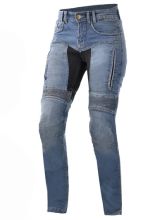 Jeansowe spodnie motocyklowe damskie Trilobite Parado slim fit Blue