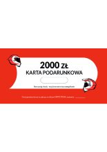 Karta podarunkowa o wartości 2000,- PLN