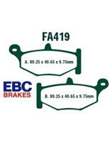 Klocki hamulcowe EBC FA419V 89.25 x 40.65 x 9.75mm NA TYŁ