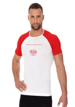 Koszulka 3D Husar Pro biało-czerwona