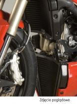 Osłona chłodnicy R&G aluminiowa do Ducati 848 Streetfighter (12-15) czerwona