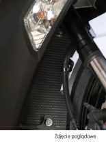 Osłona chłodnicy R&G aluminiowa do Kawasaki ZX 6 R (13-18) szara