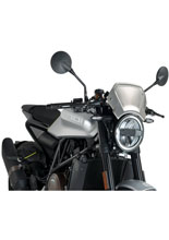 Owiewka PUIG Retroplate do Husqvarna, Indian, Kawasaki, Suzuki, Triumph, Yamaha (wybrana modele) srebrny