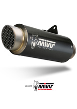 Pełny układ wydechowy (GP Pro) MIVV do Yamaha MT-125 (20-) / YZF-R125 (19-) czarny