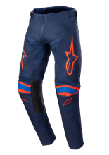 Spodnie cross dziecięce Alpinestars MX Racer Narin niebiesko-pomarańczowe