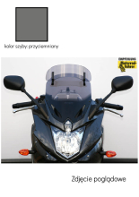 Szyba motocyklowa MRA Vario Touring "VT" Yamaha XJ 6 Diversion [09-] przyciemniana