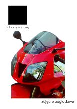 Szyba motocyklowa MRA oryginalny kształt "O" Honda VTR 1000 SP1 / SP2 (wszystkie roczniki) czarna