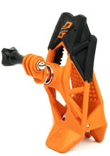 Uchwyt do kamery Go Pro, DJI Osmo Action Dango Design Gripper Mount pomarańczowy