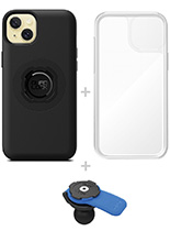Zestaw: etui MAG na telefon iPhone 15 Plus (magnetyczne) + wodoodporny pokrowiec MAG + uchwyt kulowy Quad Lock