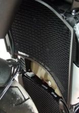 Zestaw osłon chłodnicy i chłodnicy oleju R&G aluminiowa do Ducati Streetfighter 1098 (09-) czarny 