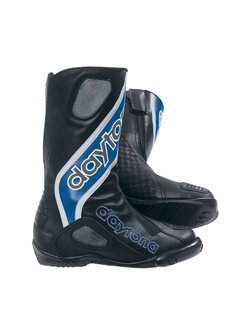 Buty motocyklowe skórzane Daytona EVO Sports GTX czarno-niebieskie