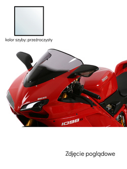 Szyba motocyklowa MRA Racing "R" Ducati 848/1098/1198/R/S przeźroczysta